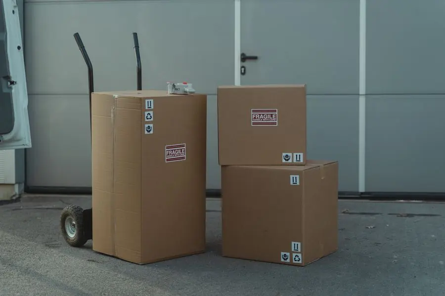 Boxes ready for shipping